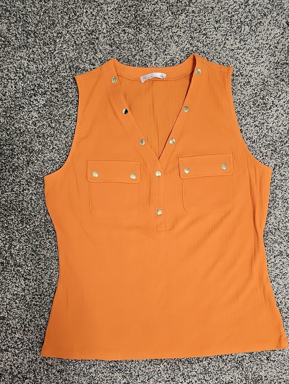89th + Madison Orange Tank Size L